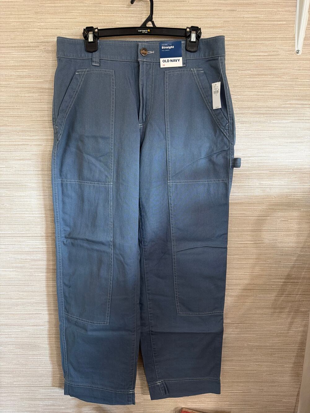 Old Navy High Rise Straight Full length pant size 12 NWT